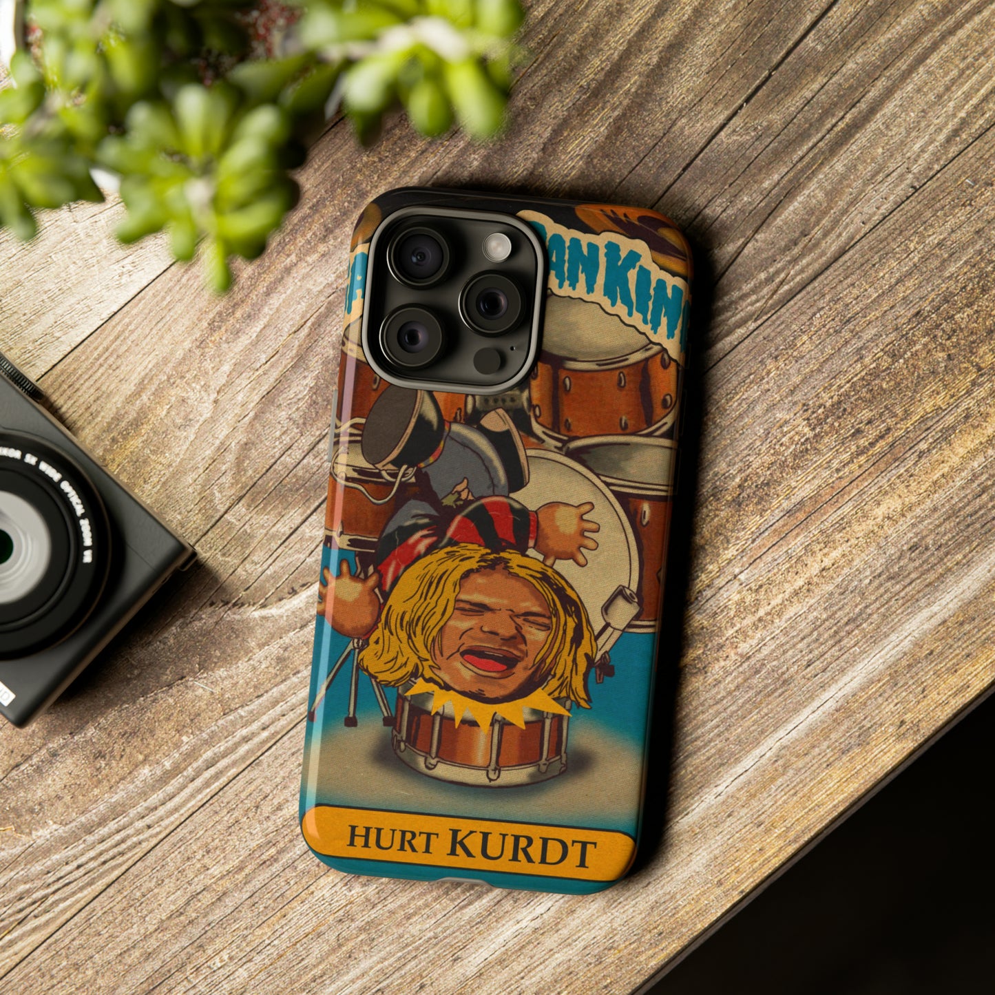 Hurt KURDT - Garbage Can Kings - Nirvana - Tough Phone Cases