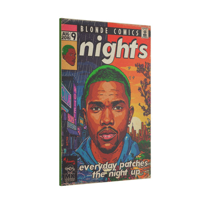 Frank Ocean -Nights - Matte Canvas, Stretched, 0.75" (Multi-Size)