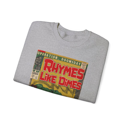 MF DOOM - Rhymes Like Dimes - Unisex Heavy Blend™ Crewneck Sweatshirt
