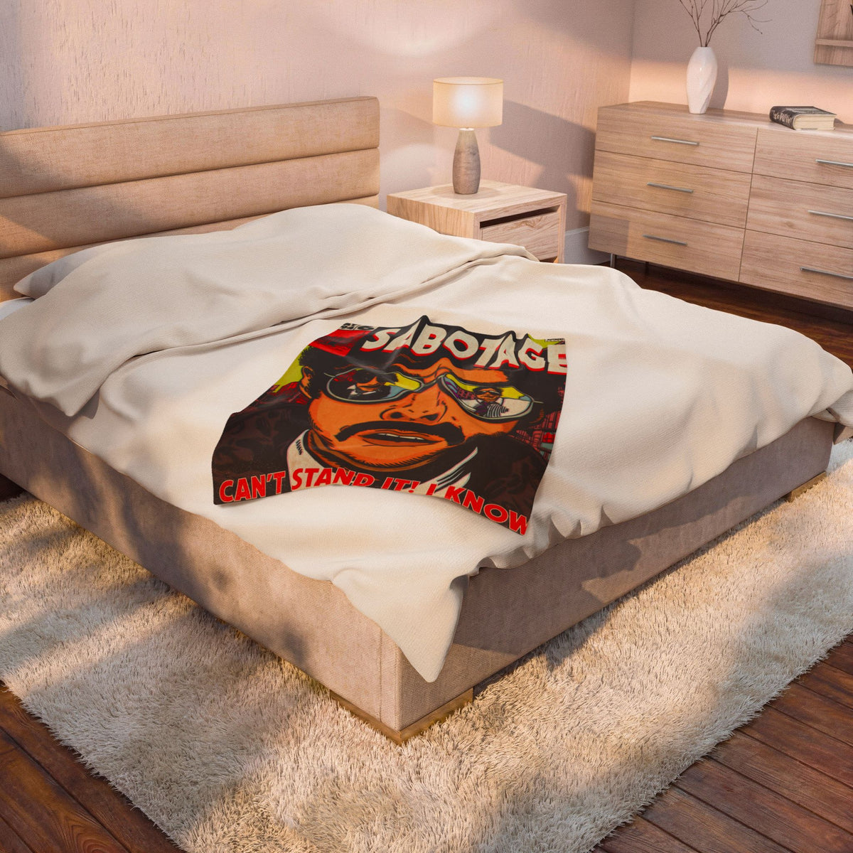 Sabotage - Velveteen Plush Blanket