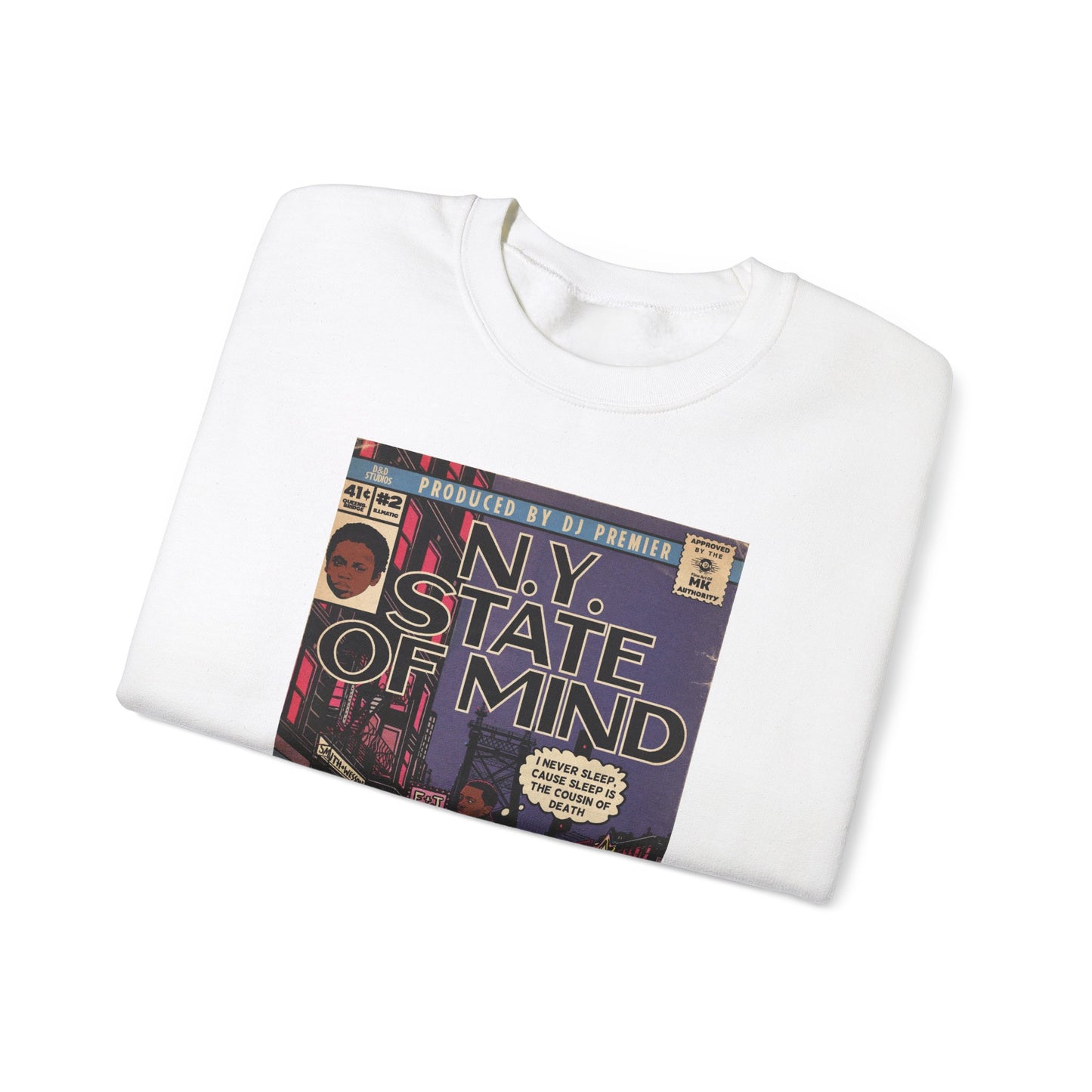 Nas - NY State of Mind - Unisex Heavy Blend™ Crewneck Sweatshirt