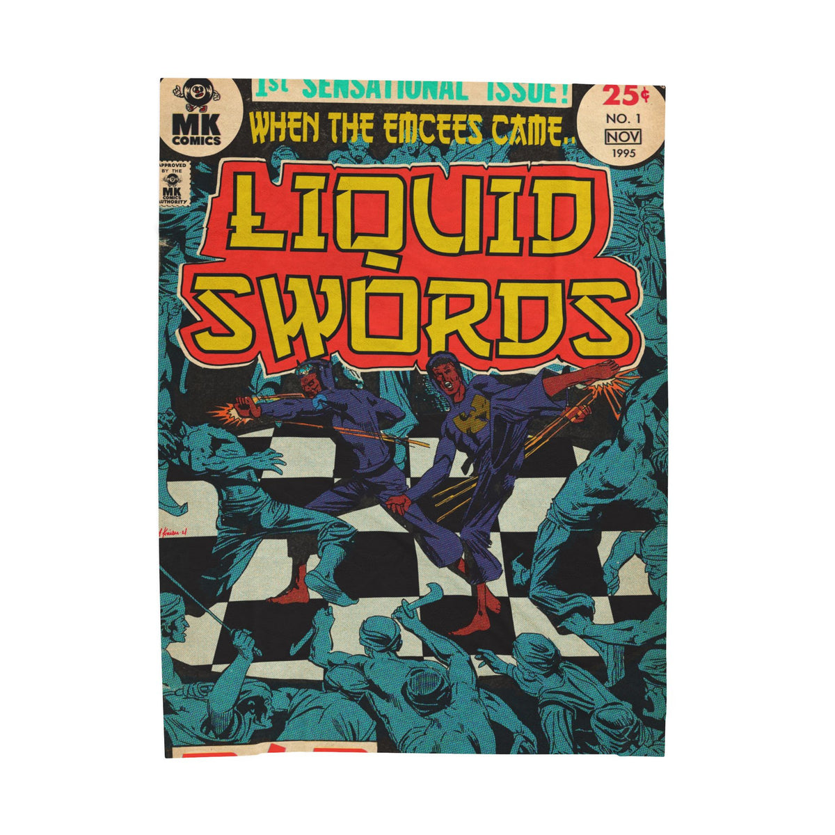 Liquid Swords - Velveteen Plush Blanket