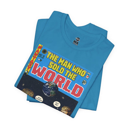 Bowie & Cobain - The Man Who Sold the World - Unisex Jersey Short Sleeve Tee