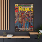 Renee - Matte Canvas, Framed (Multi-color)