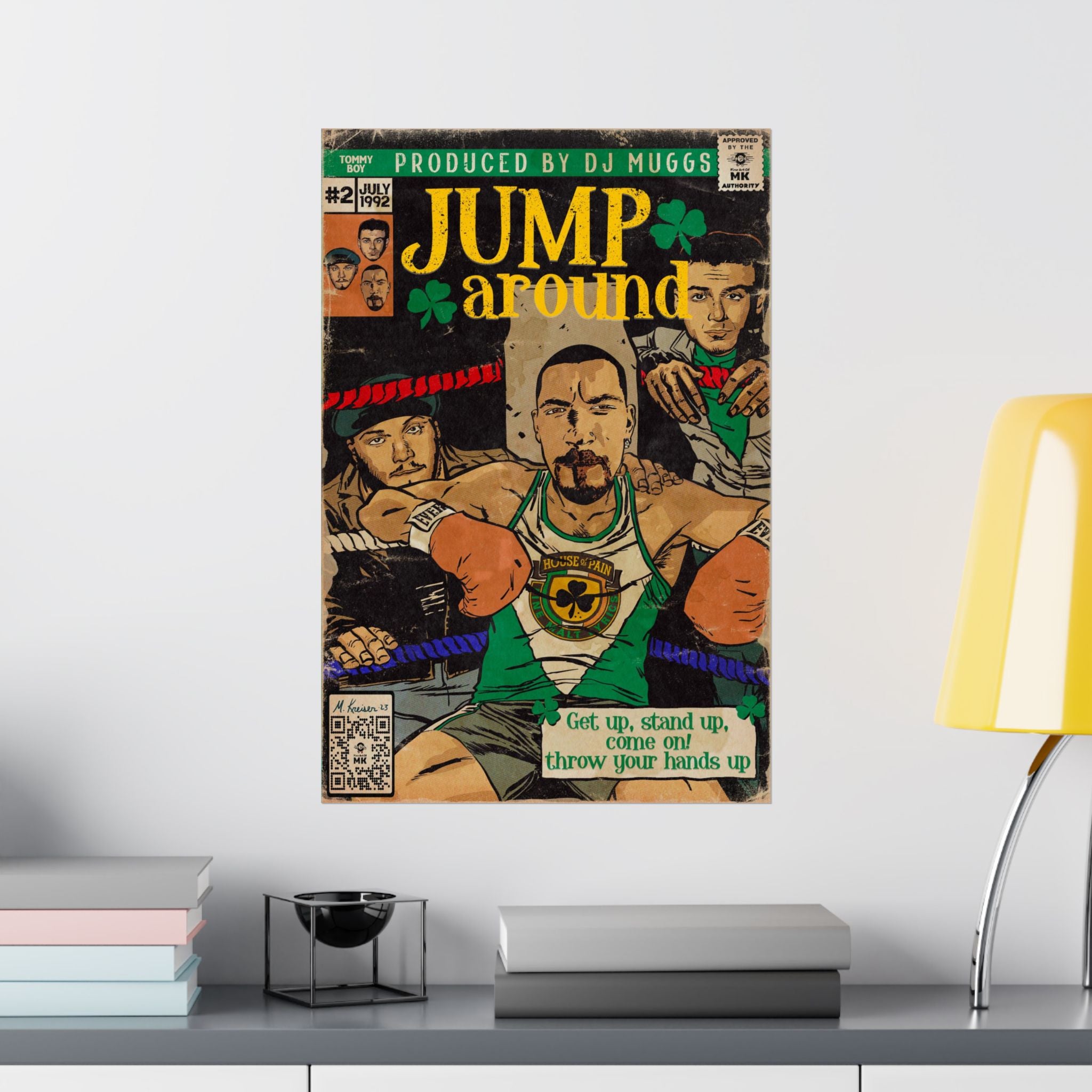 Jump Around -  Vertical Matte Poster