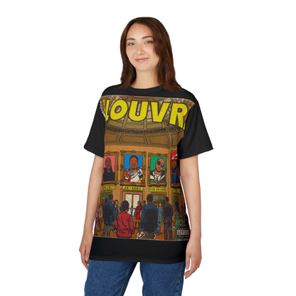 The Louvre - Statik Selektah & MK Collab - Unisex Cut & Sew Tee (AOP)