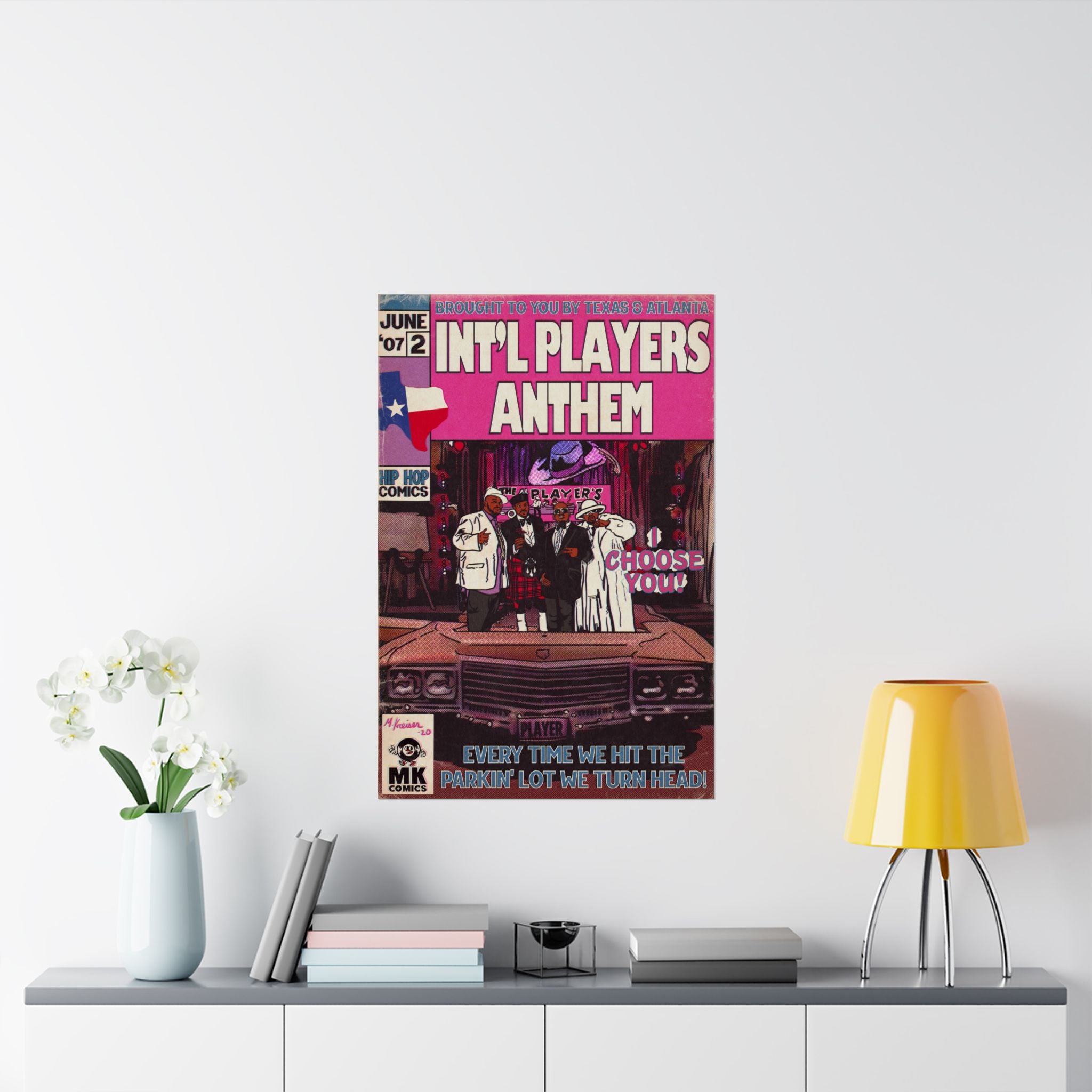 Int’l Players Anthem - Vertical Matte Poster