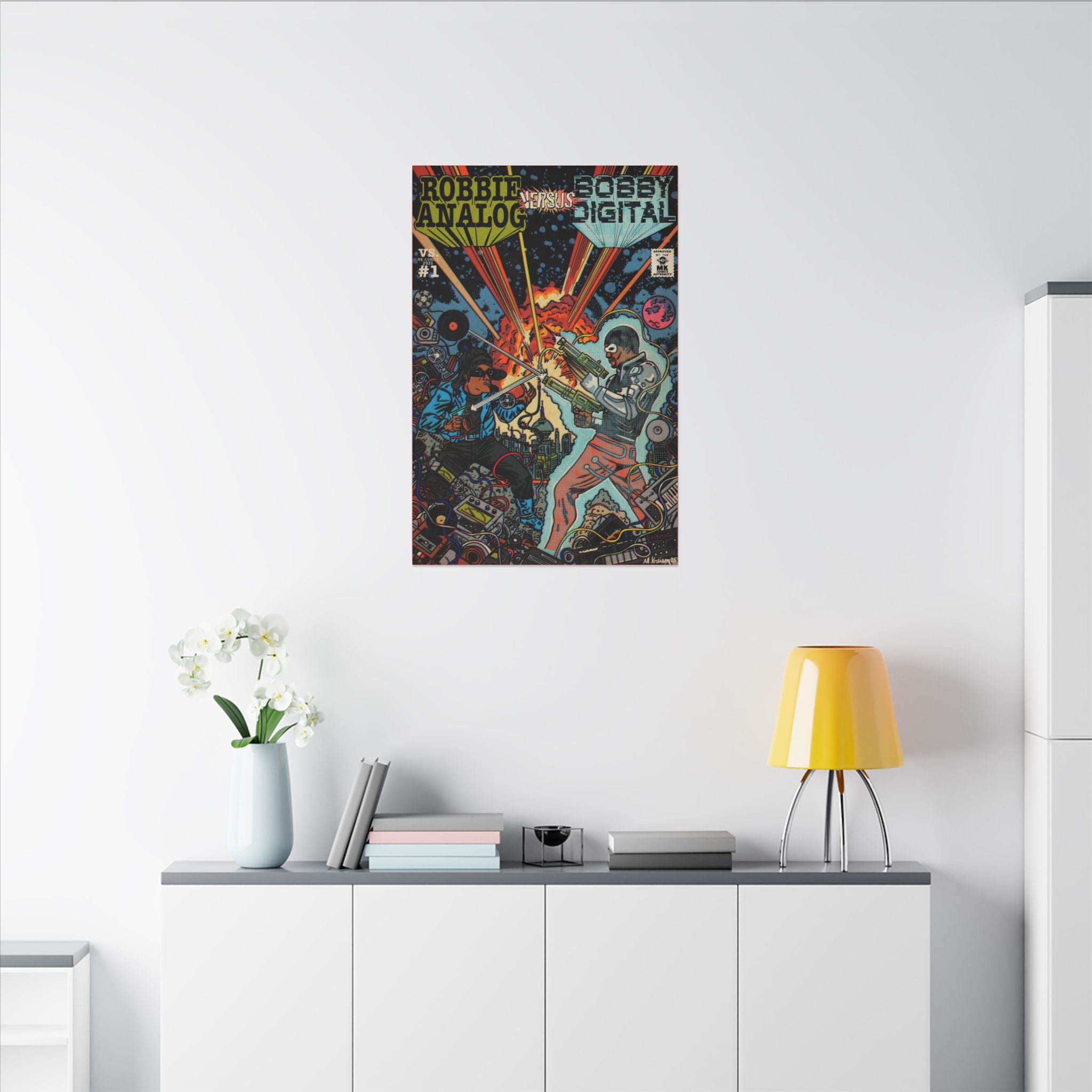 Analog vs. Digital - Matte Canvas, Stretched, 0.75" (Multi-Size)