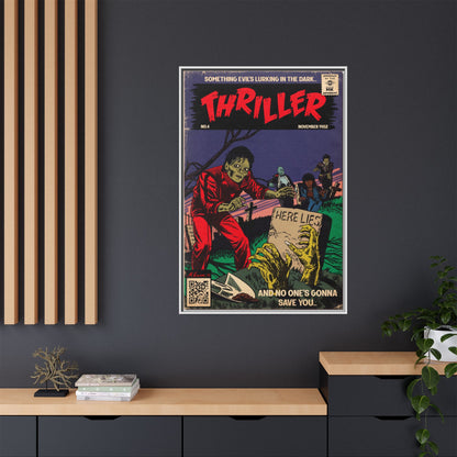 Michael Jackson- Thriller - Gallery Canvas Wraps, Vertical Frame