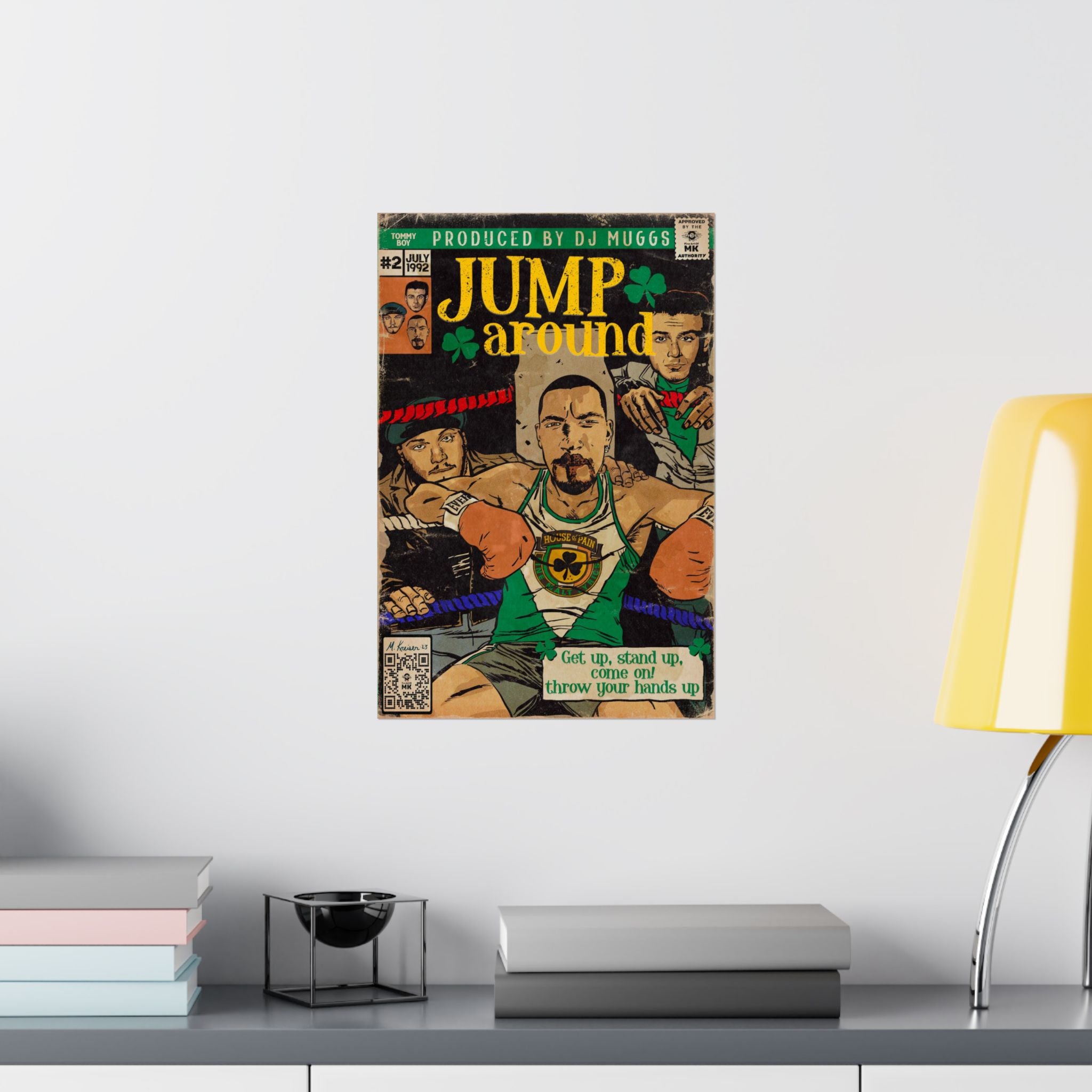 Jump Around -  Vertical Matte Poster