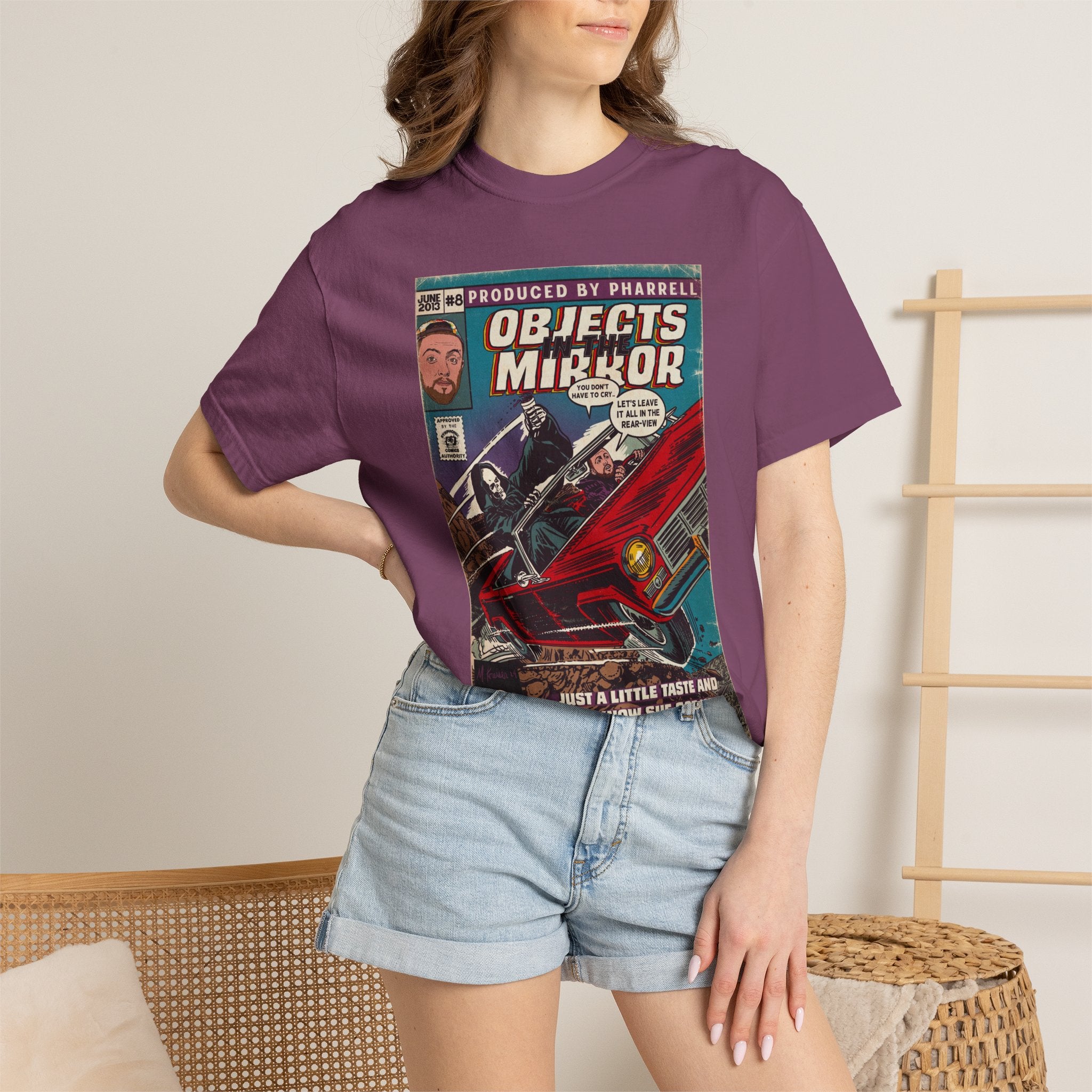 Objects in the Mirror - Unisex Comfort Colors T-shirt