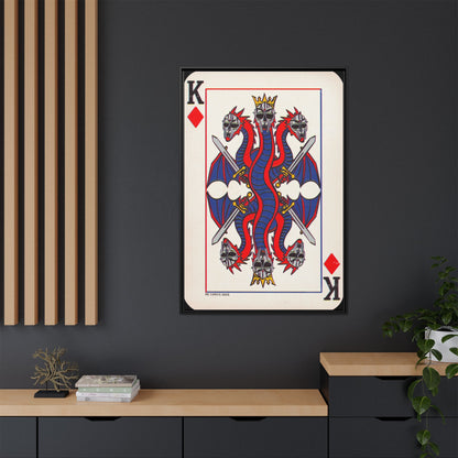 King Geedorah - Matte Canvas, Framed (Multi-color)