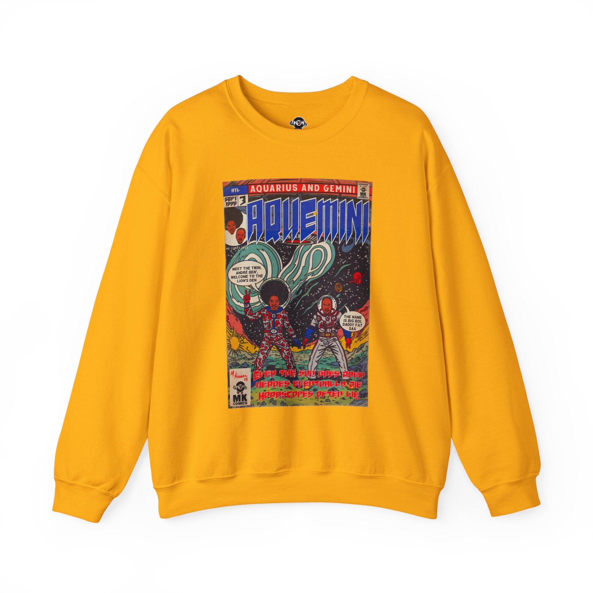 Aquemini - Comic Book Art - Unisex Heavy Blend™ Crewneck Sweatshirt