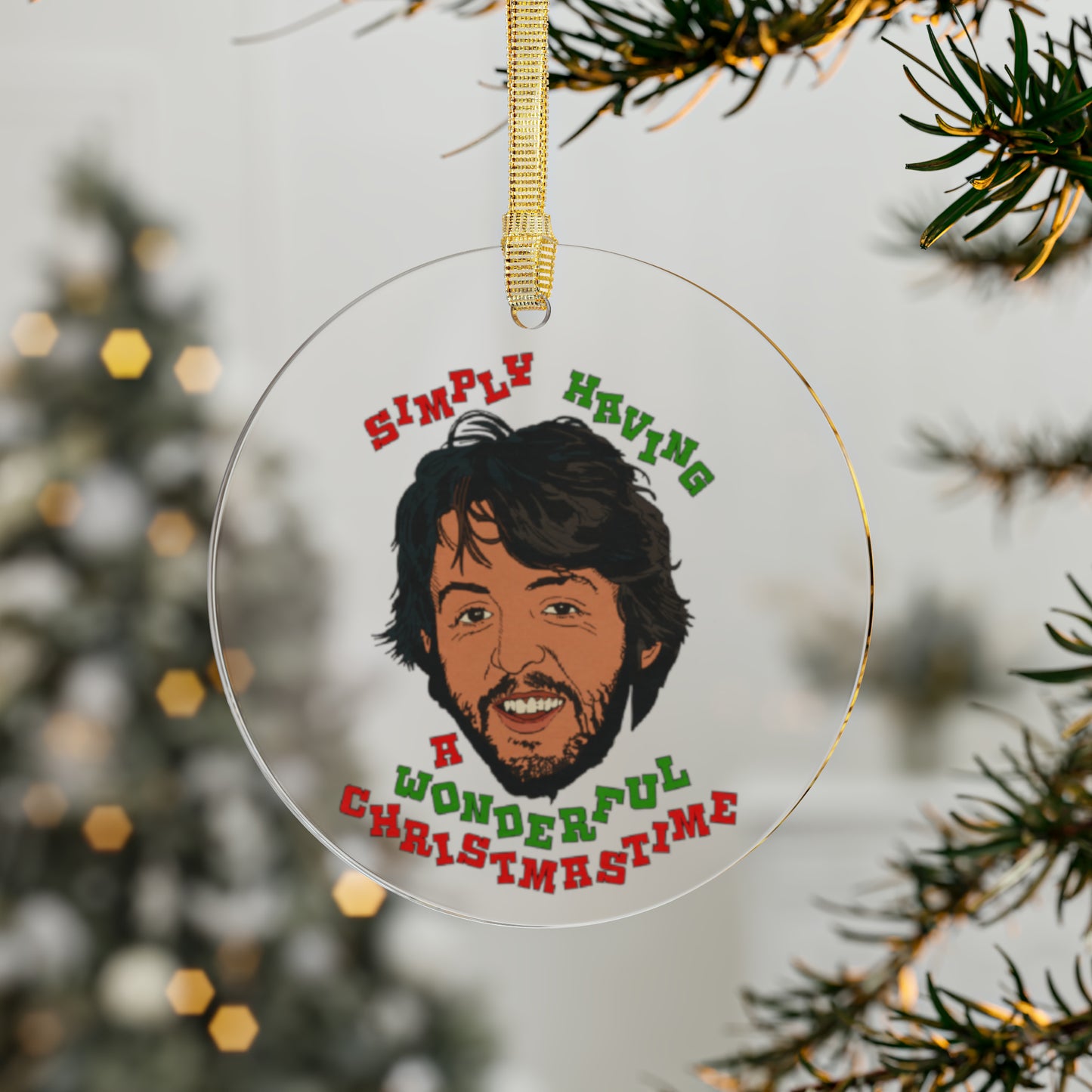 Paul McCartney - Simply Christmas- Beatles - Acrylic Ornaments