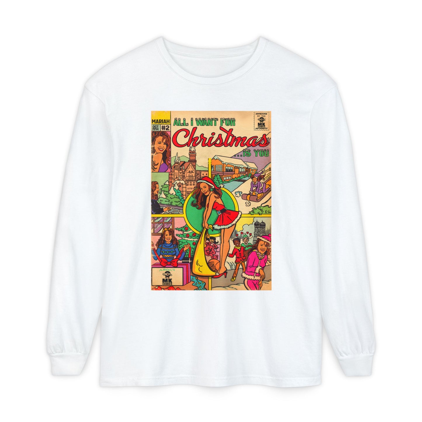 All I Want for Christmas.. - Unisex Comfort Colors Long Sleeve T-Shirt