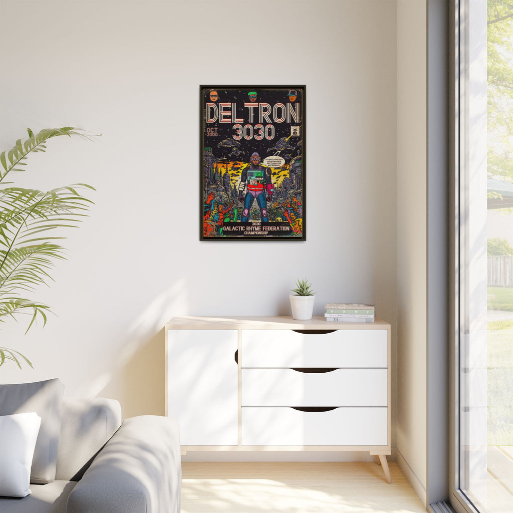 3030 - Matte Canvas, Framed (Multi-color)