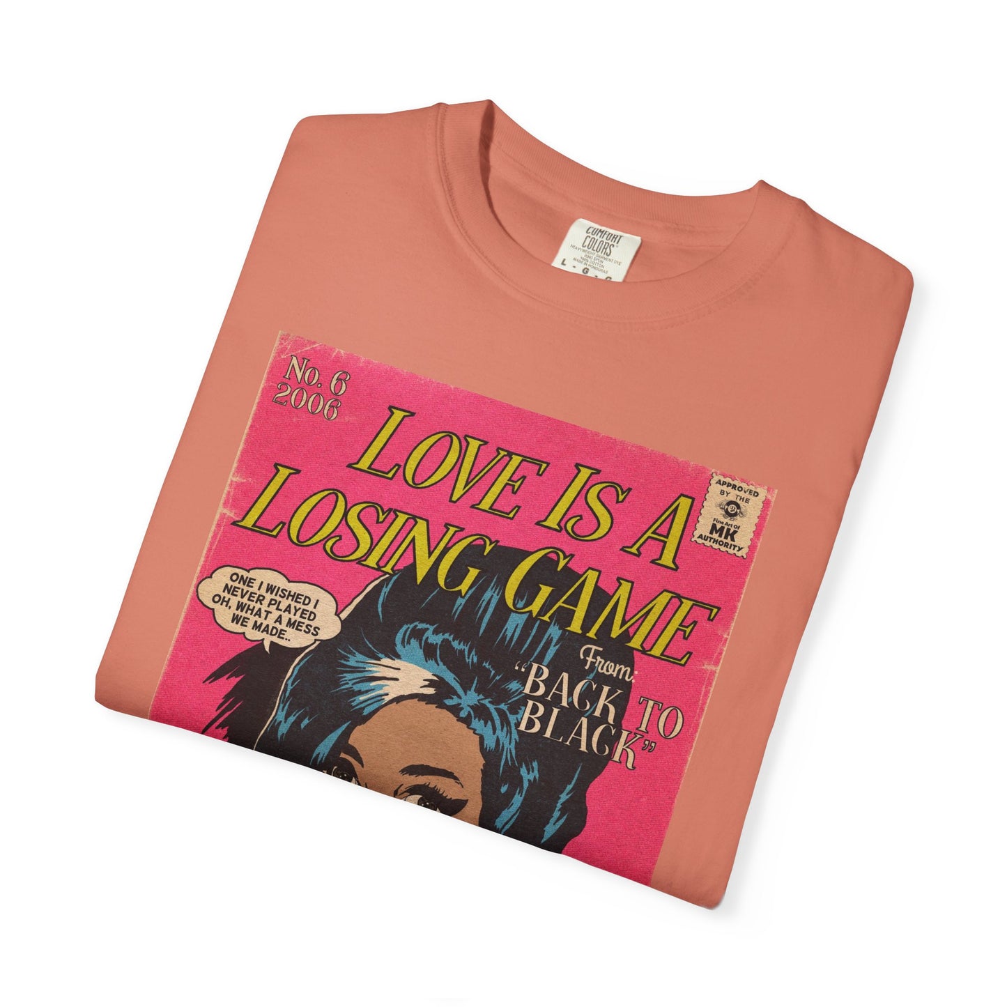 Amy Winehouse - Love is a Losing Game - Unisex Comfort Colors T-shirt