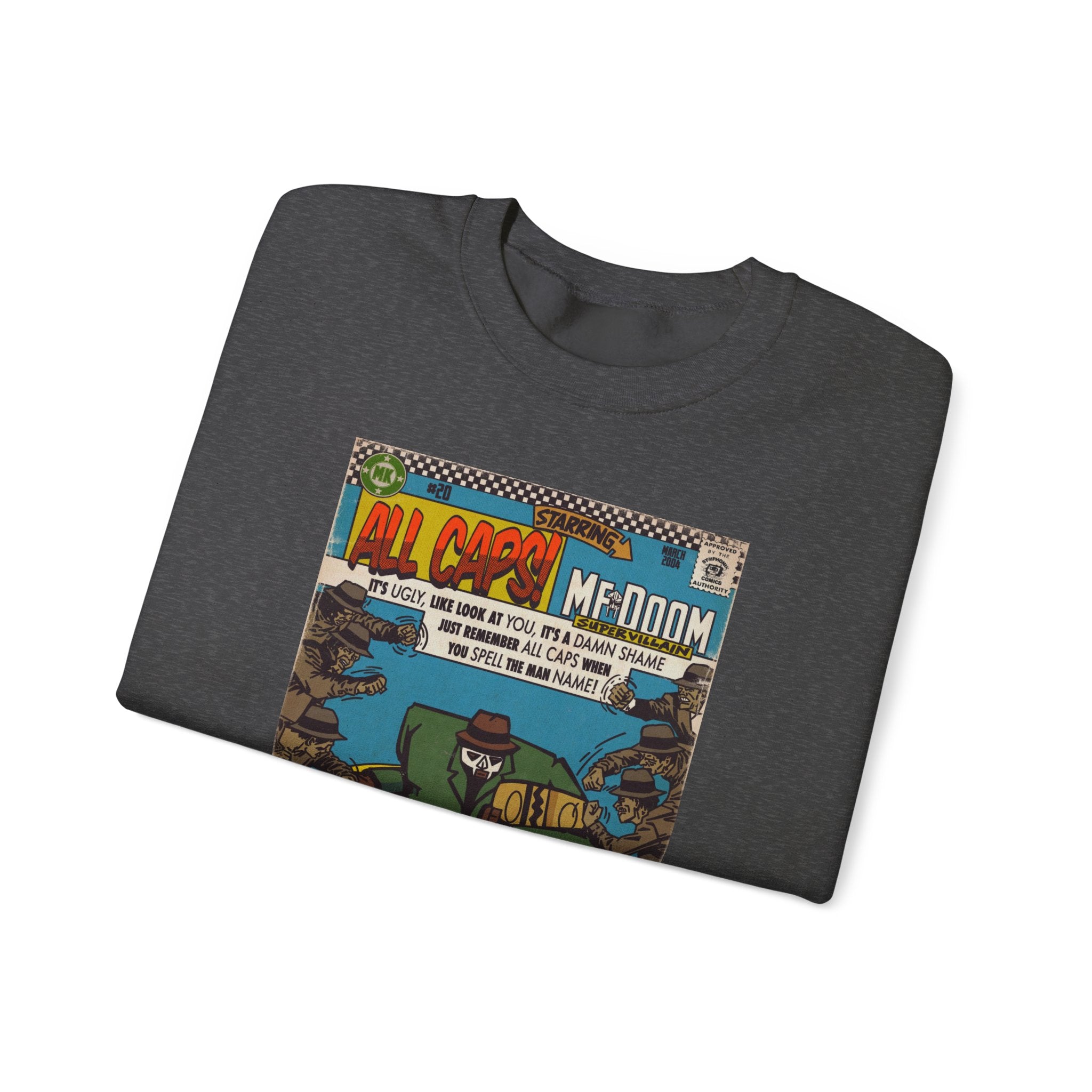 All Caps - Unisex Heavy Blend™ Crewneck Sweatshirt