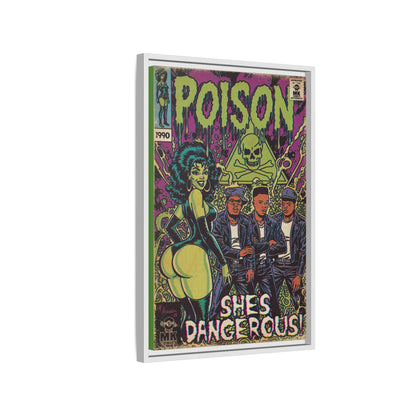 Poison - Matte Canvas, Framed (Multi-color)