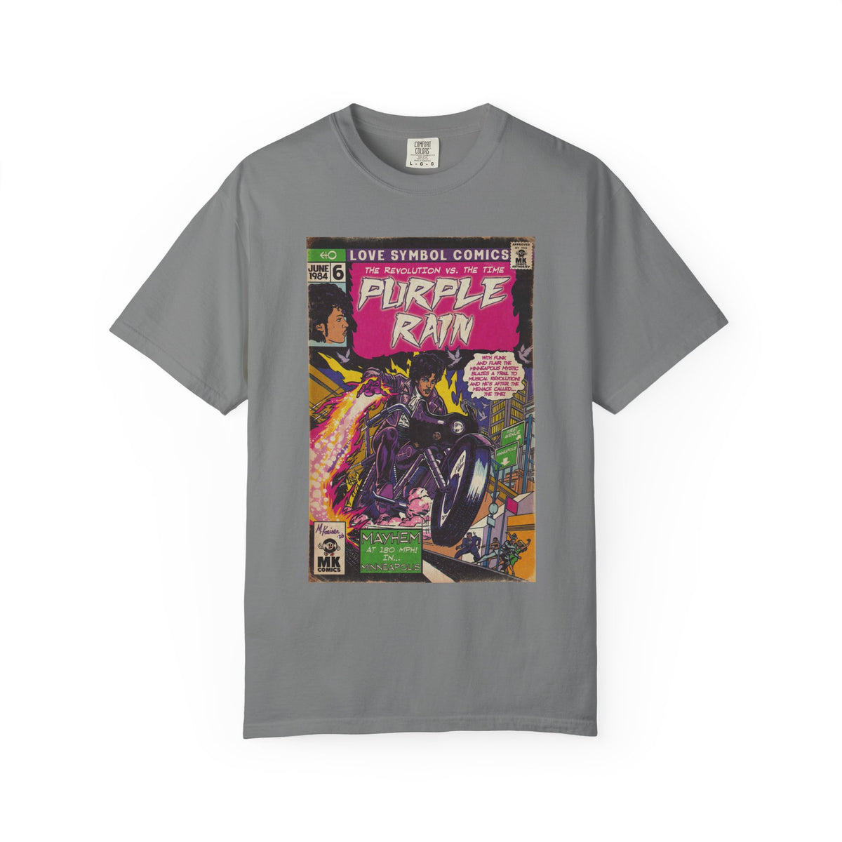 Purple Rain - Unisex Garment-Dyed T-shirt