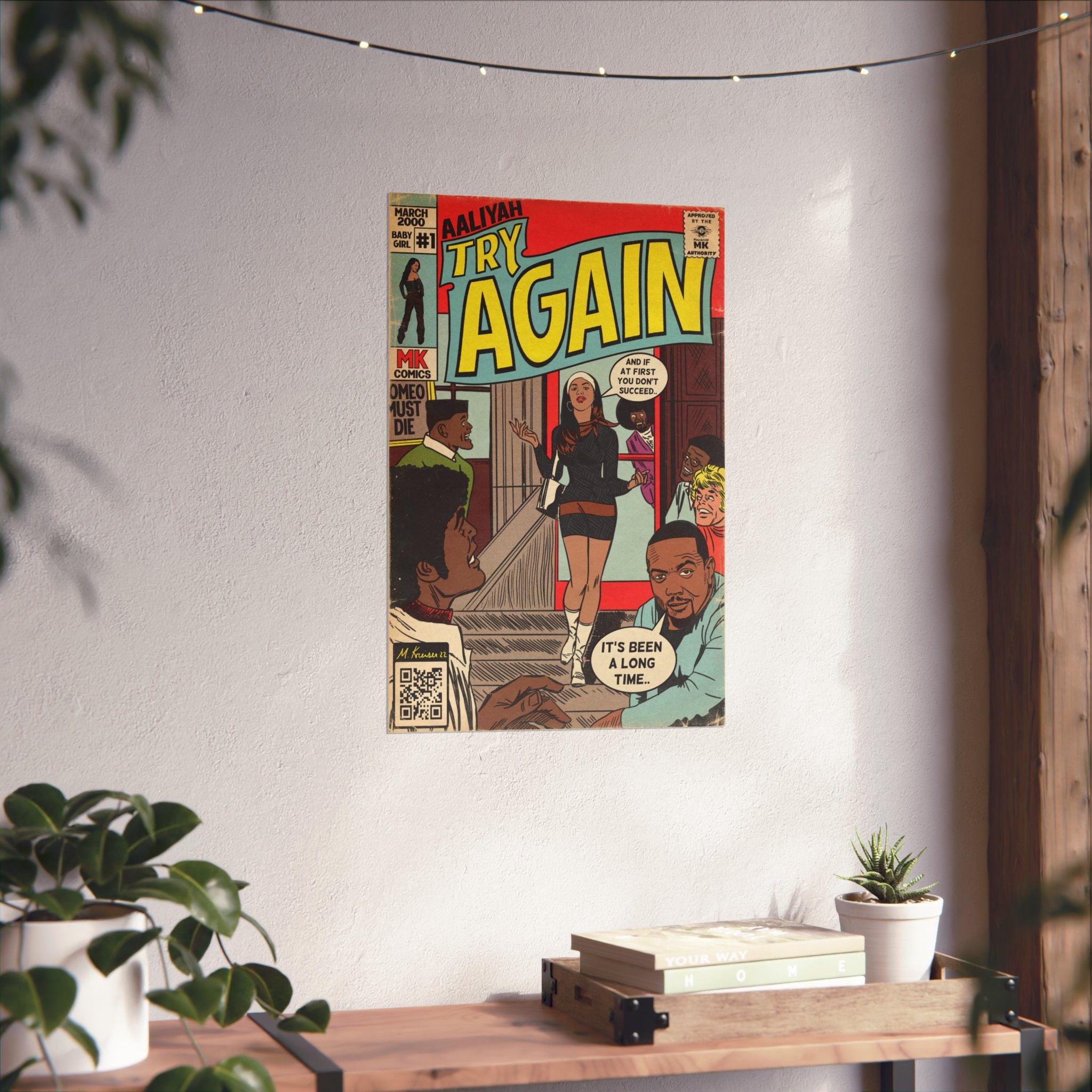 Try Again - Matte Vertical Posters