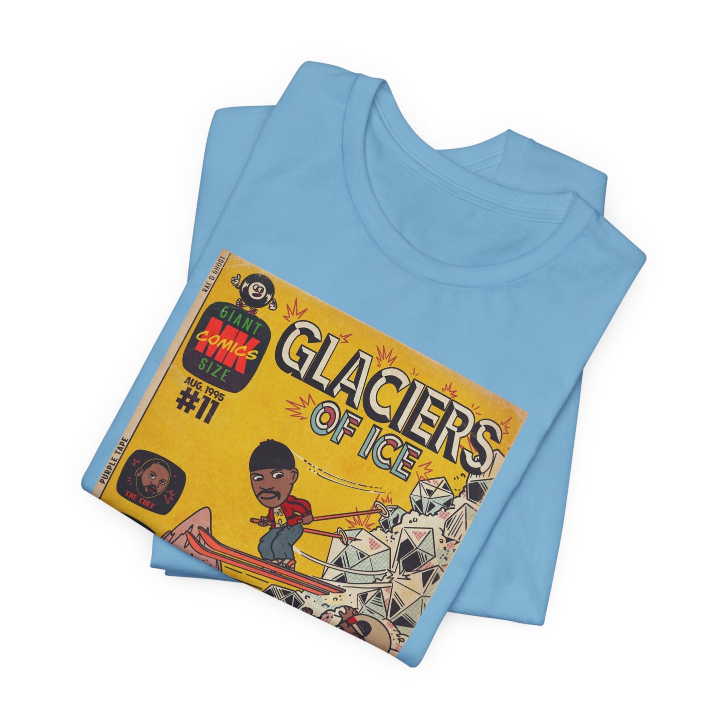 Rae, Ghost, Masta - Glaciers of Ice - Unisex Jersey Short Sleeve Tee