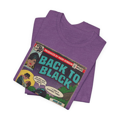Amy Winehouse - Back to Black - Unisex Jersey Short Sleeve Tee