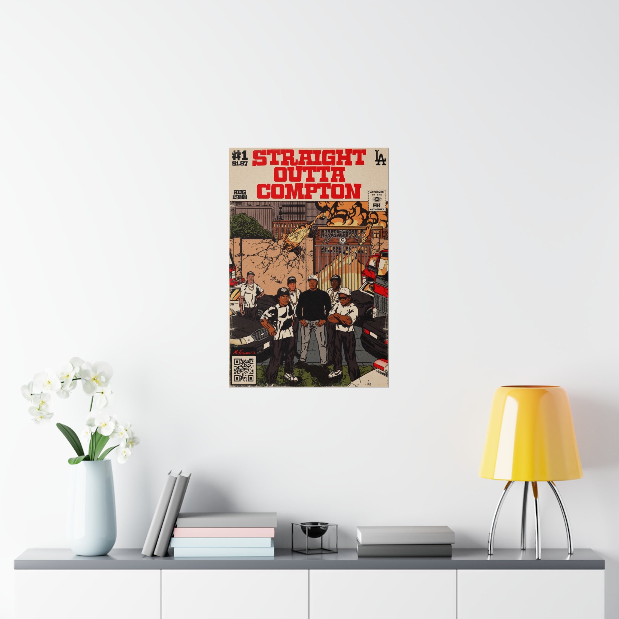 Straight Outta Compton - Vertical Matte Poster