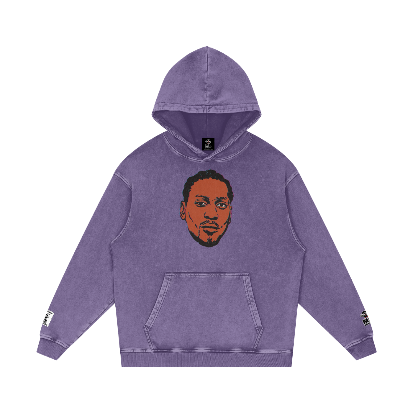 Brown Sugar - Snow Washed Loose Cotton Hoodie