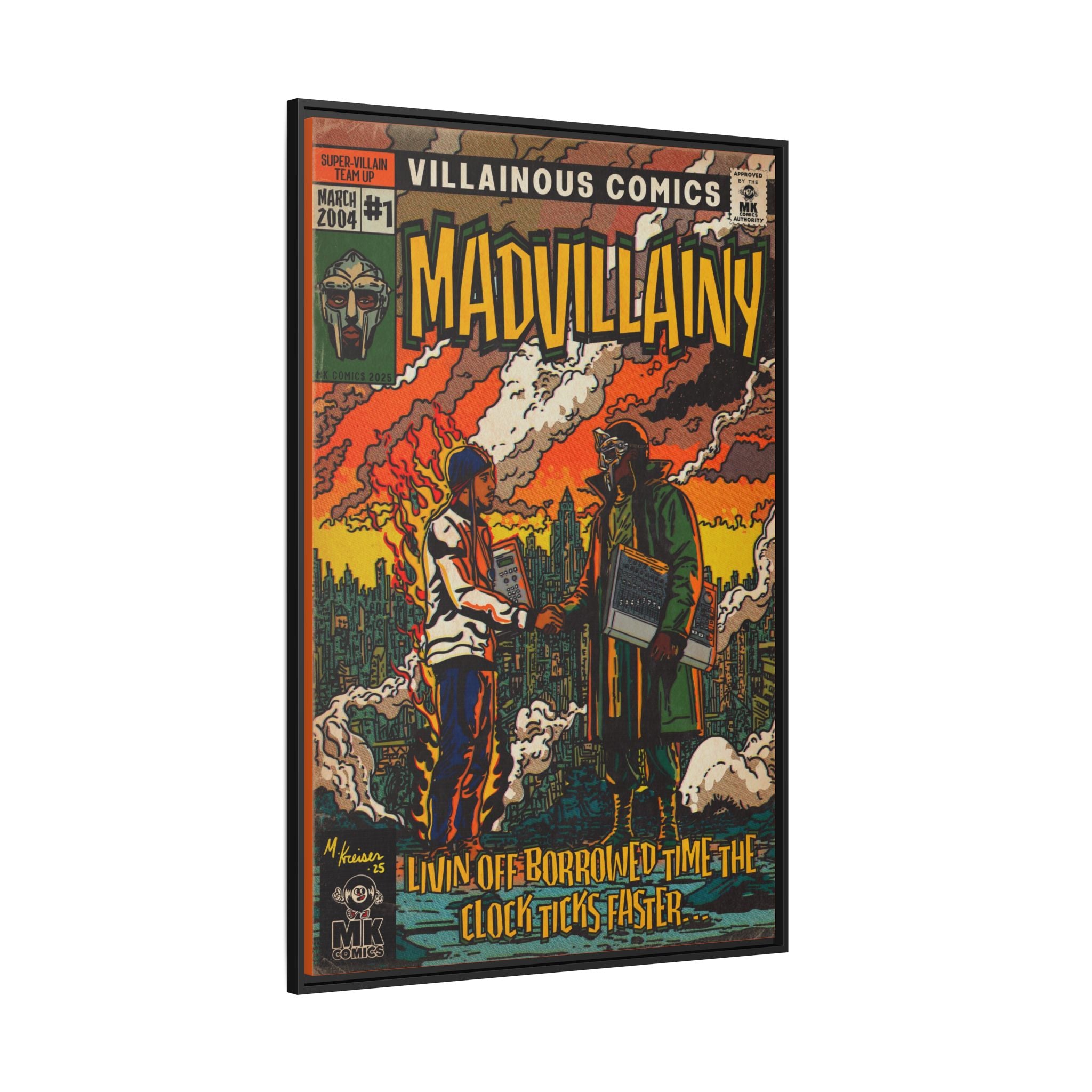 Madvillainy - Matte Canvas, Framed (Multi-color)