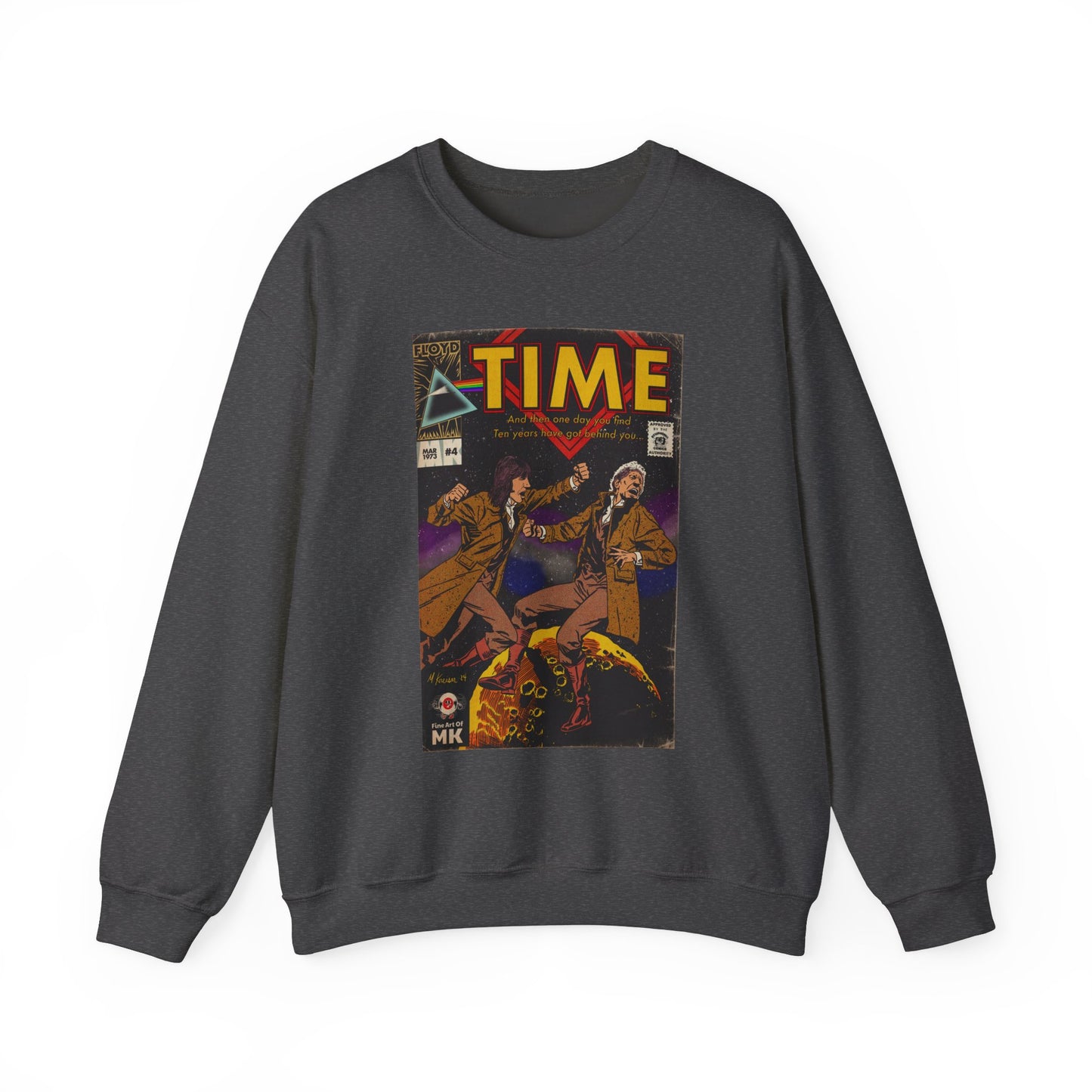 Pink Floyd- Time - Unisex Heavy Blend™ Crewneck Sweatshirt