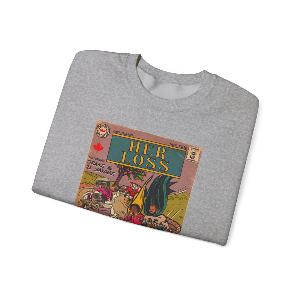 Her Loss - Unisex Heavy Blend™ Crewneck Sweatshirt