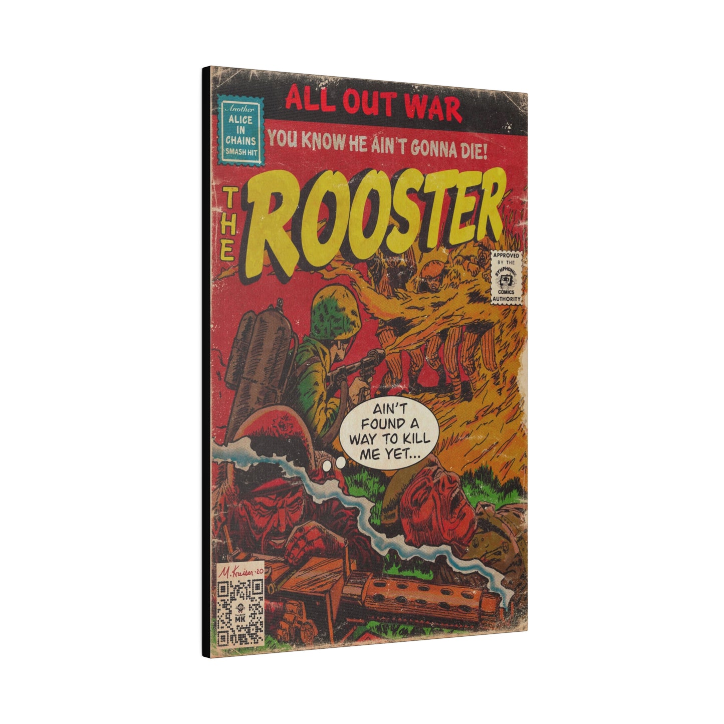 Alice In Chains - Rooster - Matte Canvas, Stretched, 0.75"