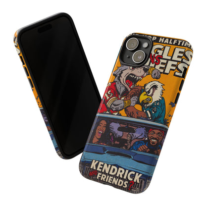 Kendrick & SZA - 2025 Halftime - Eagles vs Chiefs - Tough Phone Cases