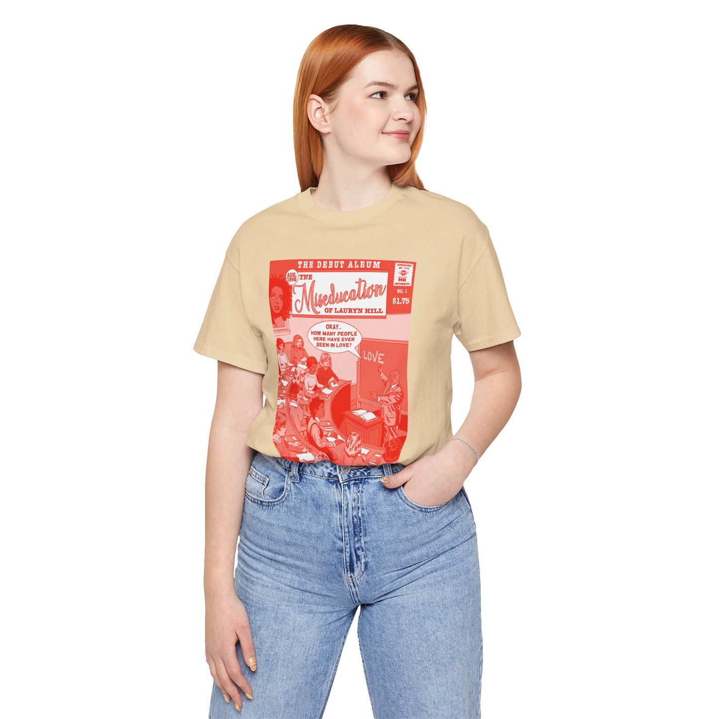 The Miseducation of Lauryn Hill.. - RED VARIANT - Unisex Jersey Short Sleeve Tee