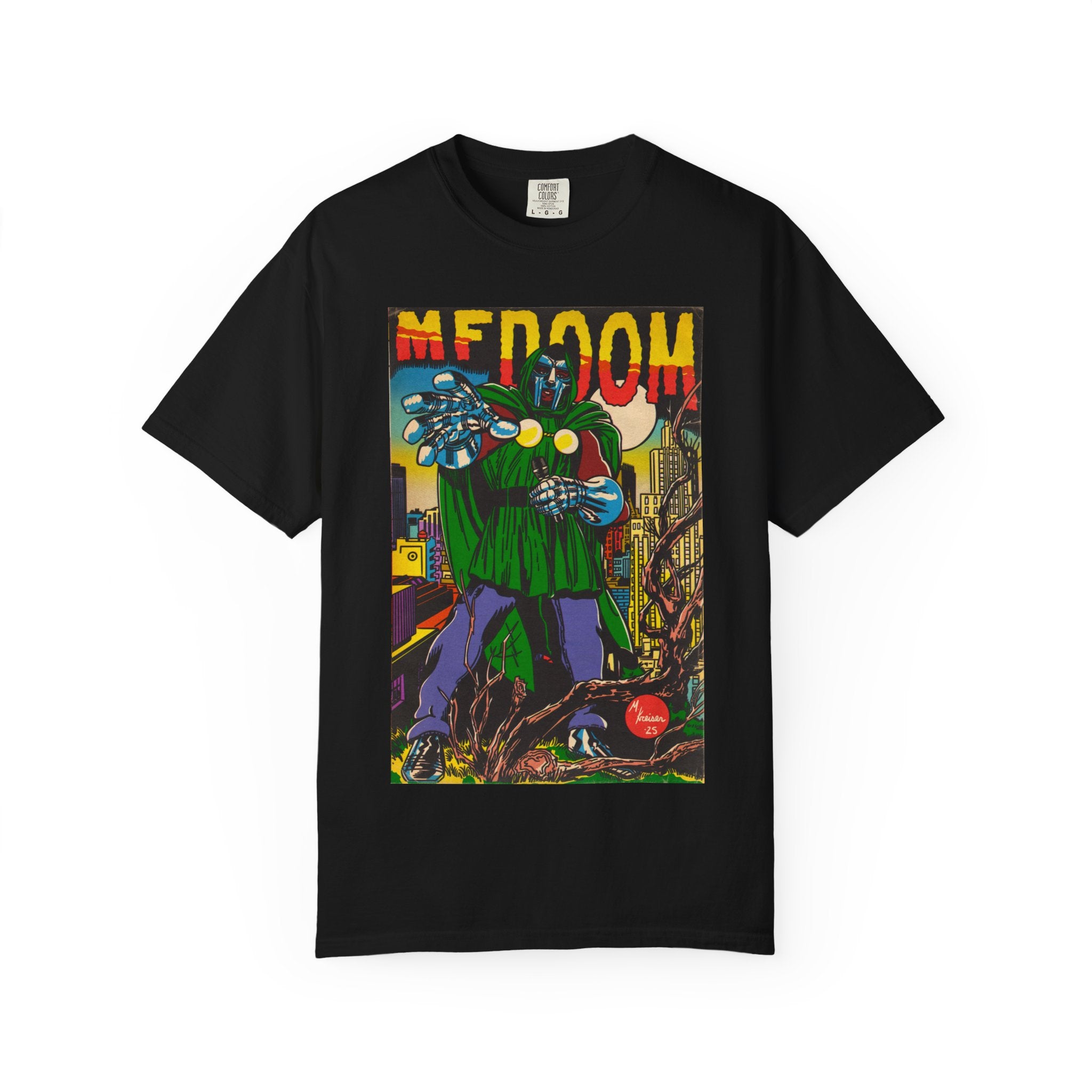 DOOM Comic Book Art - Unisex Comfort Colors T-shirt