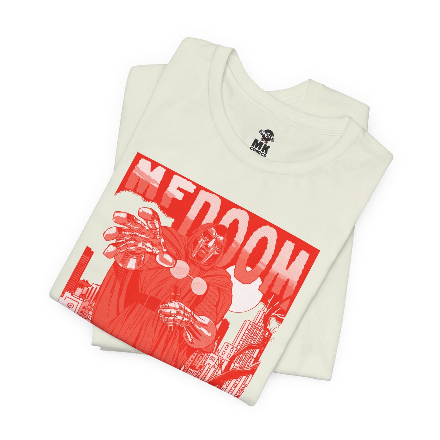 DOOM - Comic Book Art - RED VARIANT - Unisex Jersey Short Sleeve Tee