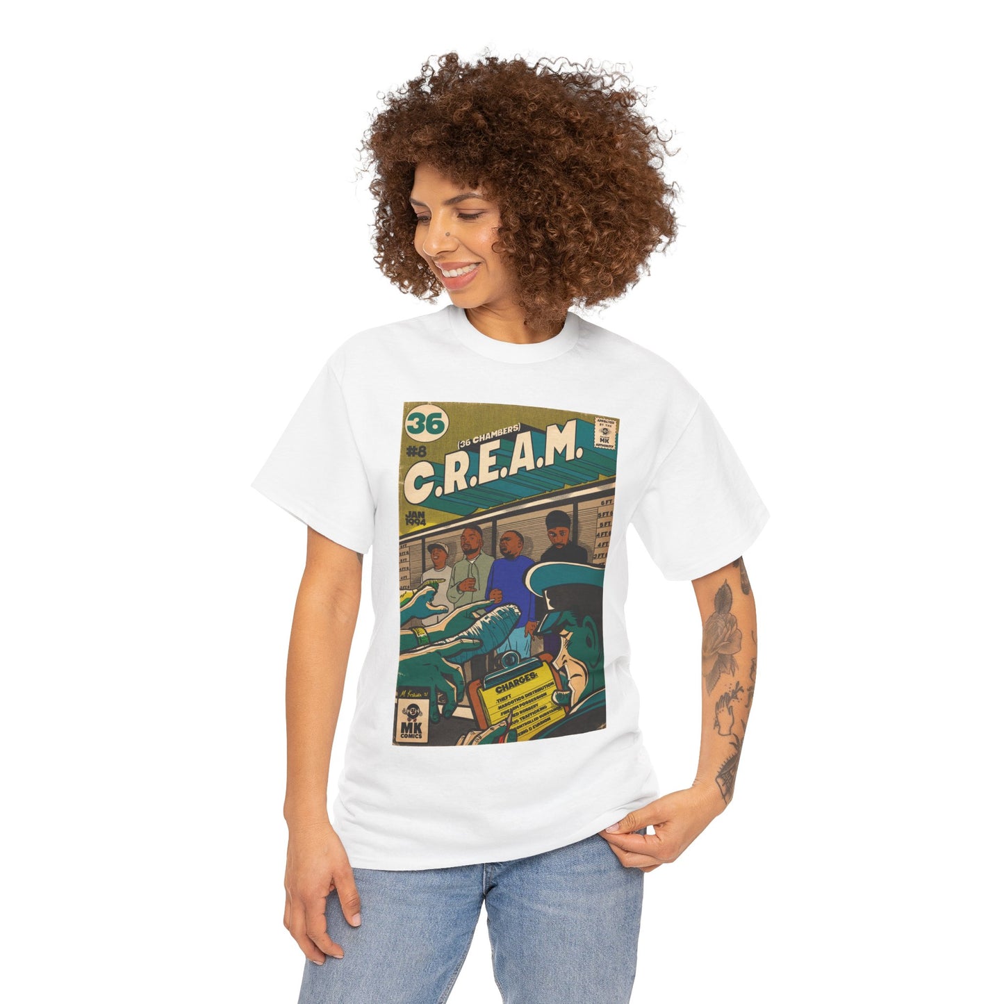 CREAM - MK Classic - Unisex Heavy Cotton Tee
