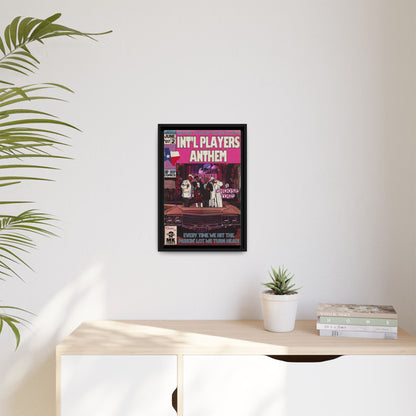 Int’l Players Anthem - Matte Canvas, Framed (Multi-color)
