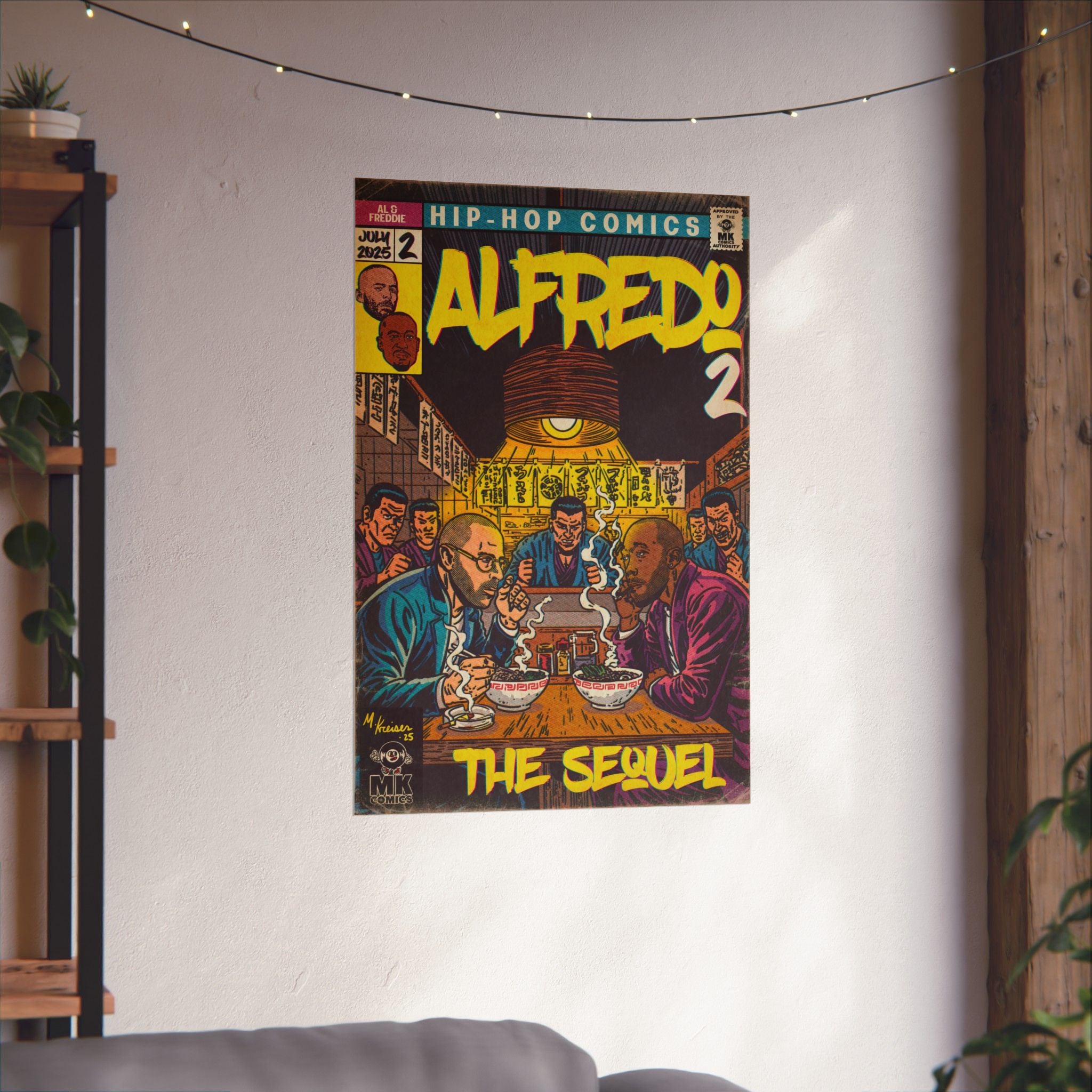 Alfredo 2 - Matte Vertical Posters