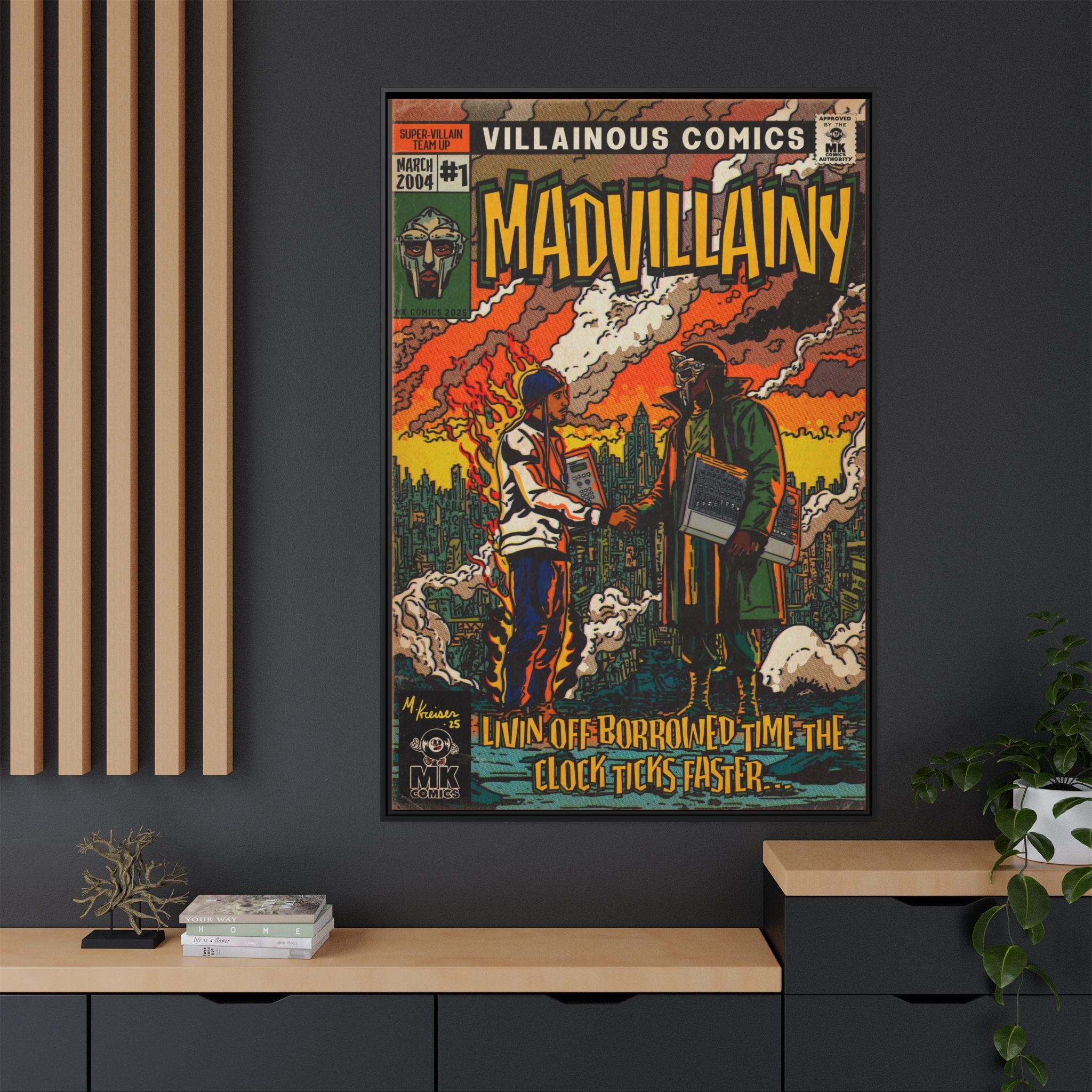 Madvillainy - Matte Canvas, Framed (Multi-color)