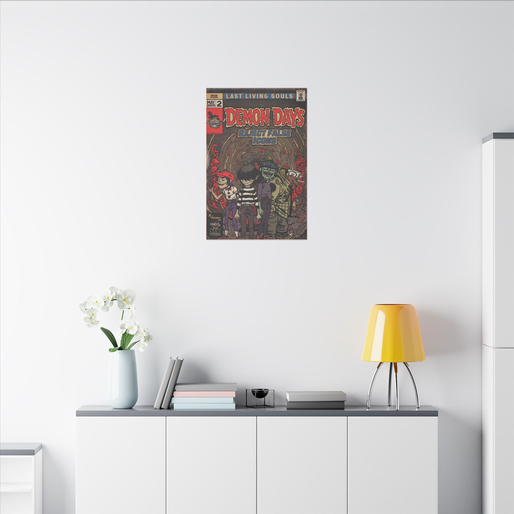 Demon Days - Matte Canvas, Stretched, 0.75" (Multi-Size)
