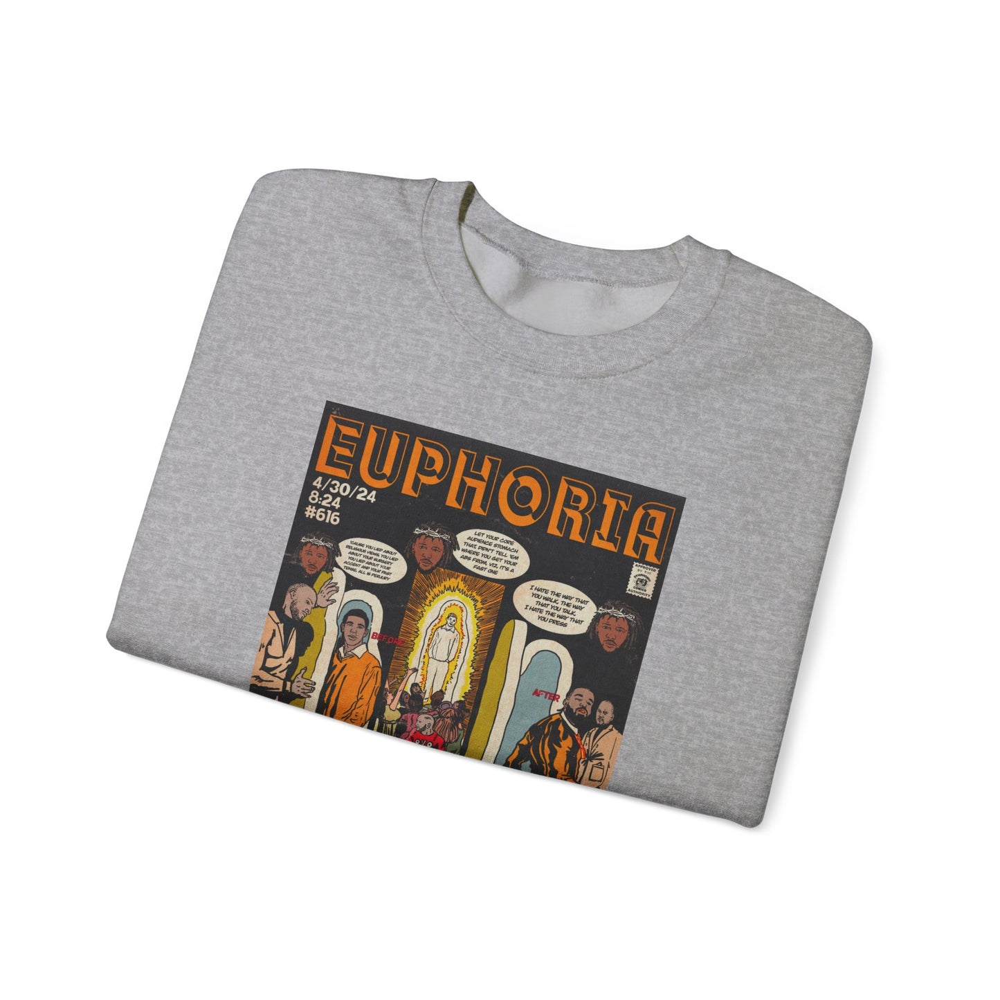 Kendrick Lamar - Euphoria - Unisex Heavy Blend™ Crewneck Sweatshirt