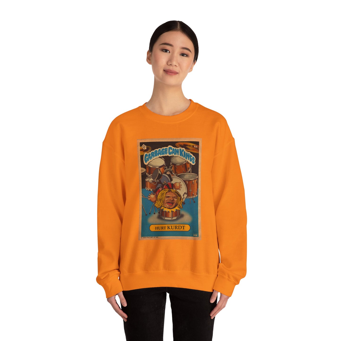 Hurt KURDT - Garbage Can Kings - Nirvana - Unisex Heavy Blend™ Crewneck Sweatshirt