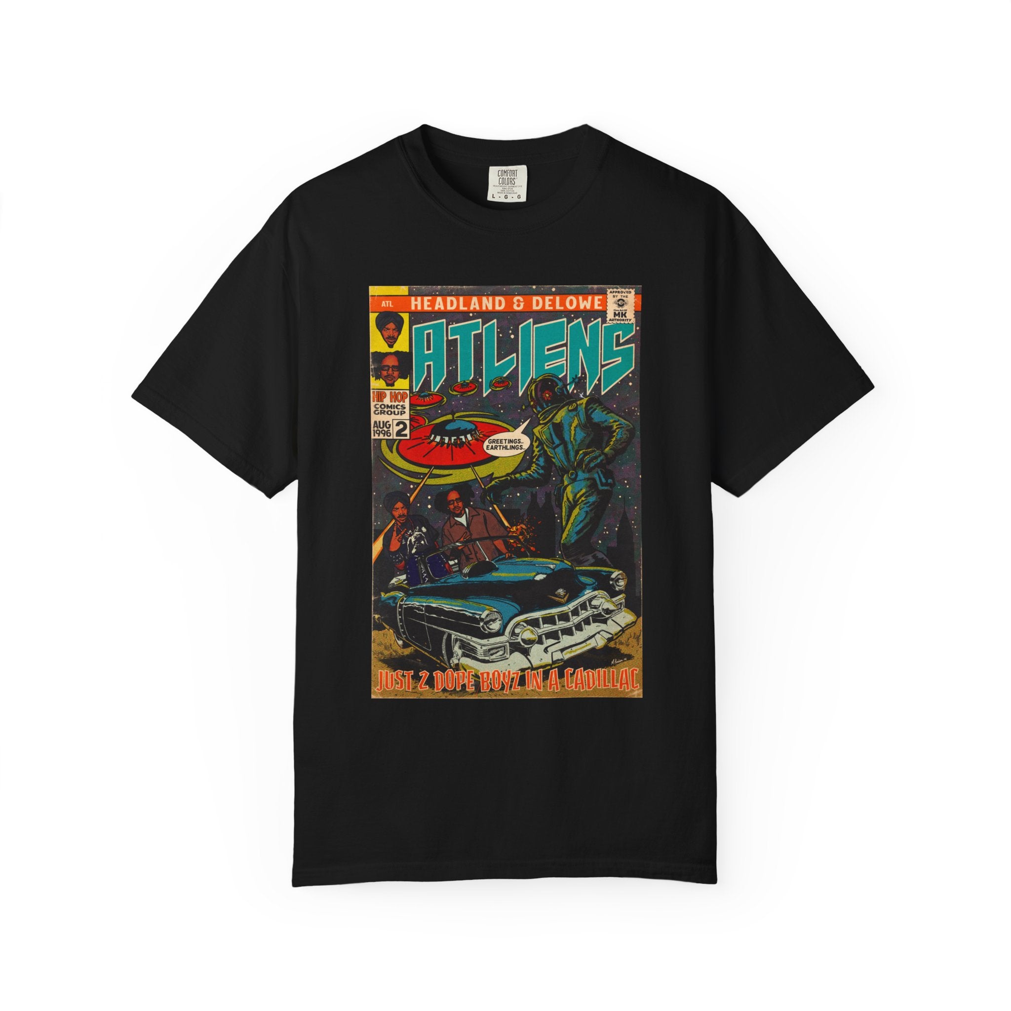 ATLiens - 2 Dope Boyz in a Cadillac - Unisex Comfort Colors T-shirt