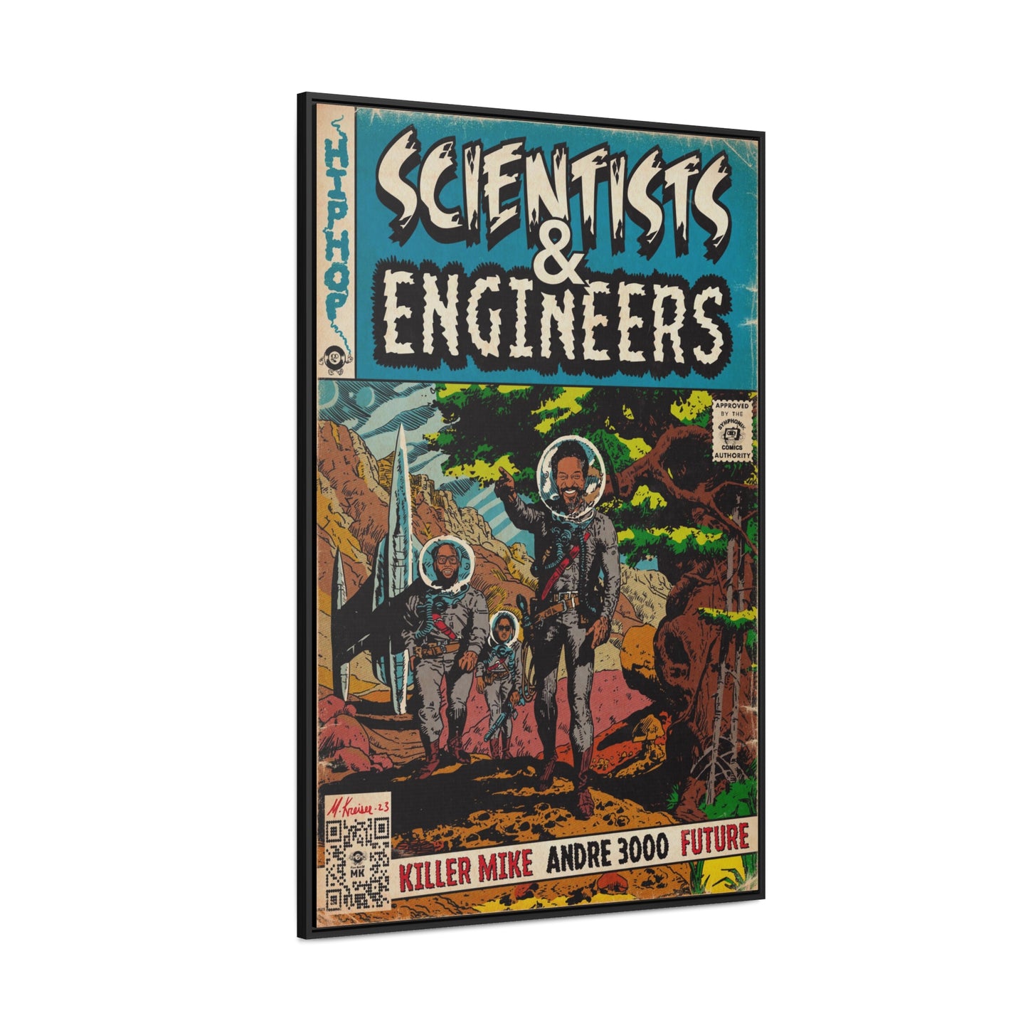 Killer Mike - Scientists & Engineers - Andre 3000 - Future - Gallery Canvas Wraps, Vertical Frame