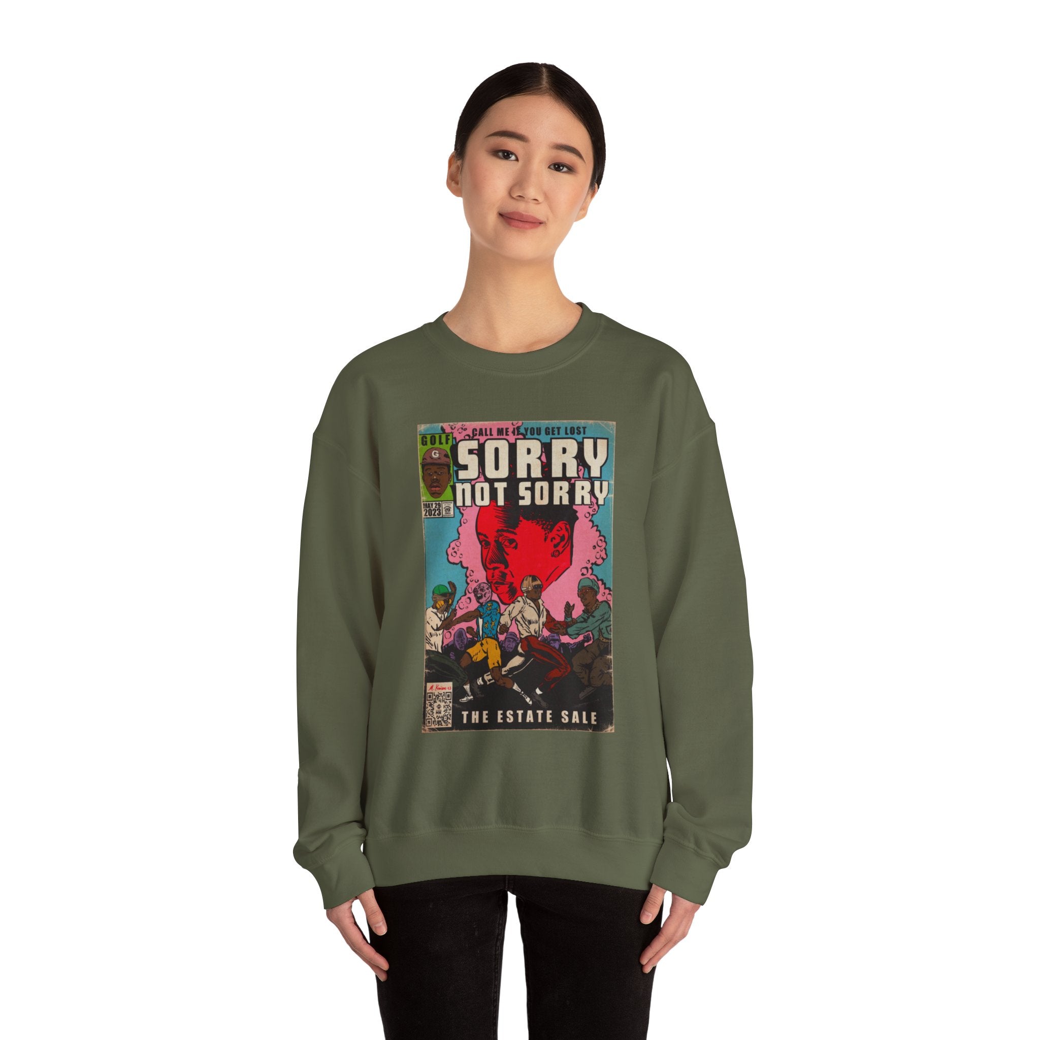 Tyler - Sorry Not Sorry - Unisex Heavy Blend™ Crewneck Sweatshirt