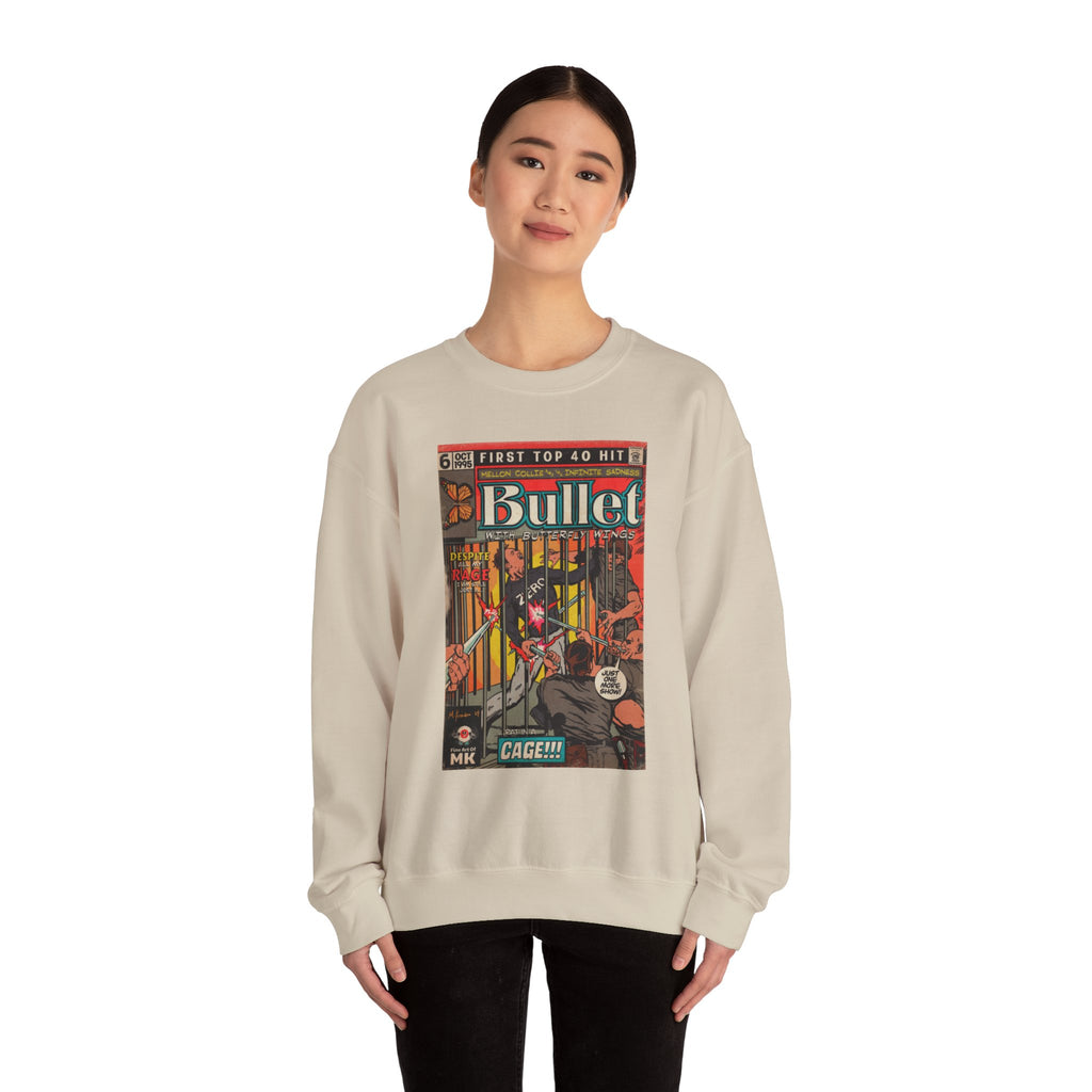 Bullet With Butterfly Wings - Unisex Heavy Blend™ Crewneck Sweatshirt
