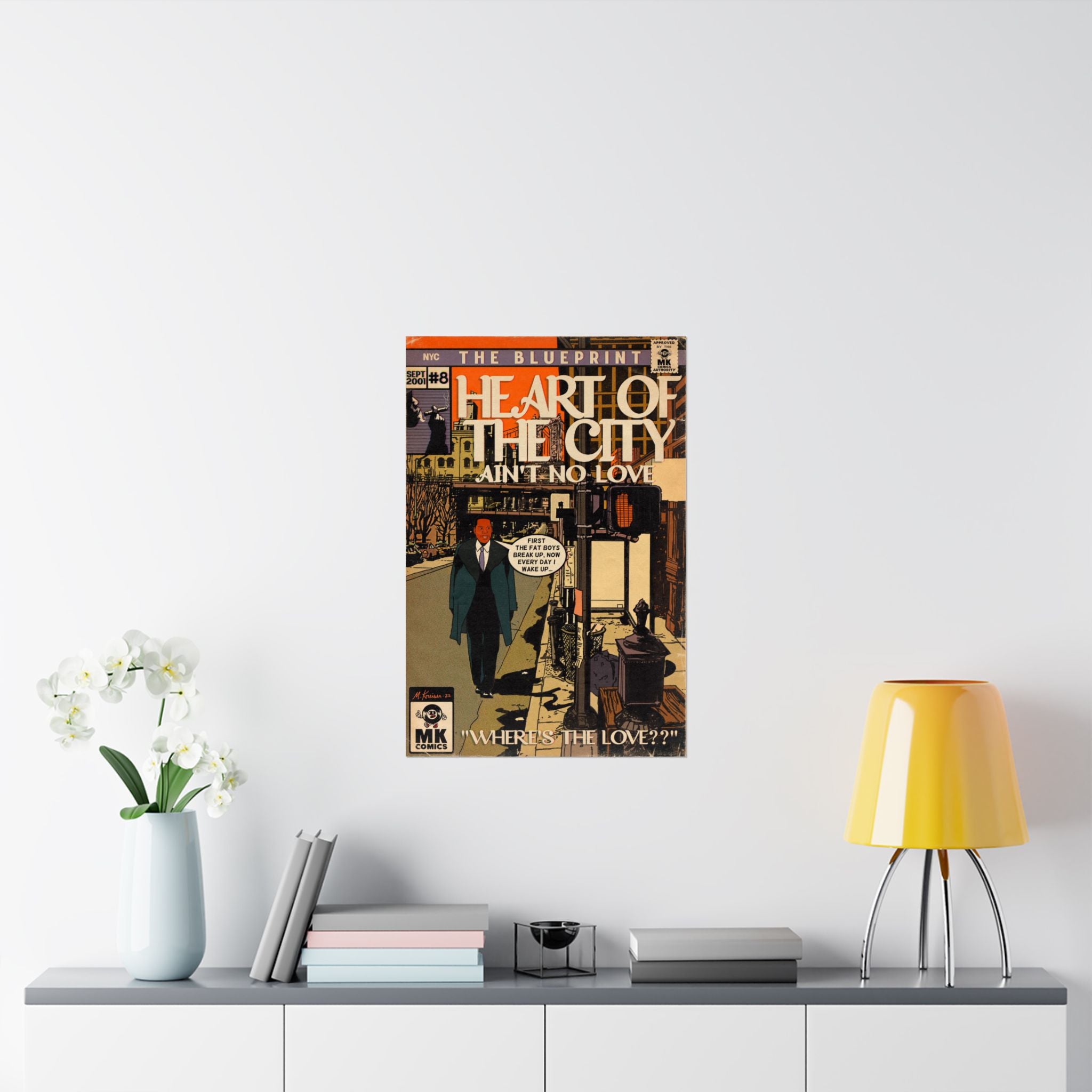 Heart Of The City - Vertical Matte Poster