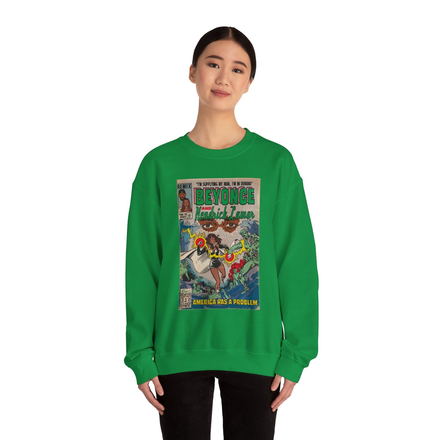 America Has a Problem - Unisex Heavy Blend™ Crewneck Sweatshirt